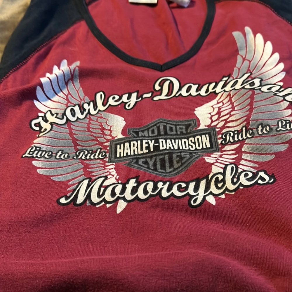 Harley long sleeve tee shirt